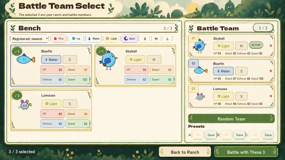 Lumouse, Skybell, and Bluefin selected for a team in the English UI